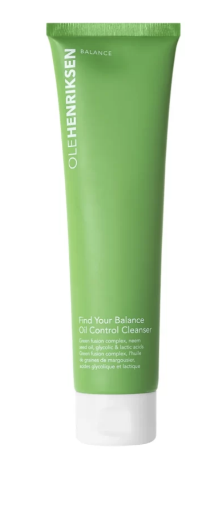 Ole Henriksen Oil Control Cleanser with glycolic and lactic acids, deep cleans and unclogs pores for oily skin
